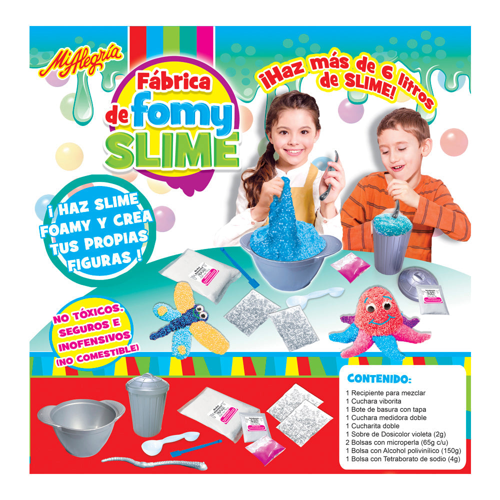 Fábrica de slime foamy - Mi Alegría